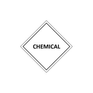 Iron II chloride chemical label