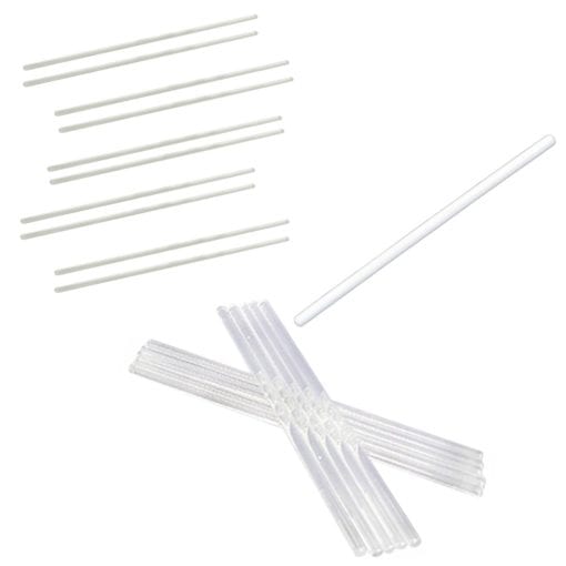 Stirring rods glass and plastic