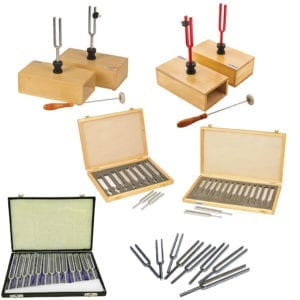 Tuning forks assortment