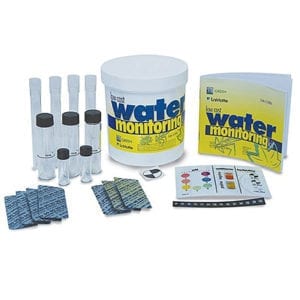 Water monitoring test kit